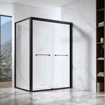 Rectangular Bypass Shower Enclosure with Soft Close Door