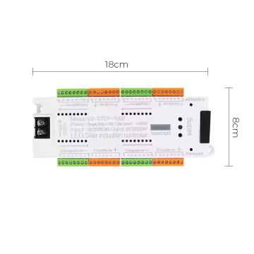 32-Way Stairs Step LED Strip Light Controller with Motion Sensor for Indoor Staircase Lighting System