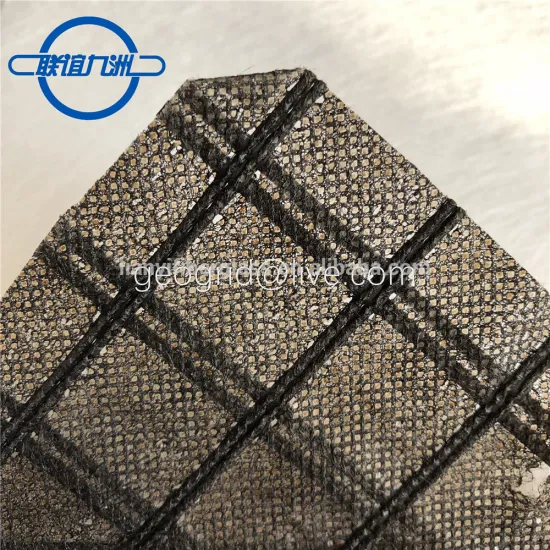 Fiberglass geogrid composite geotextiles