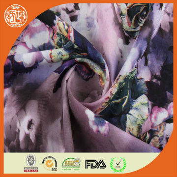 hot selling new fashion digital print 50D 75D printed chiffon fabric