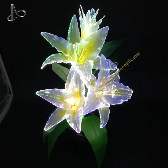 Best Selling LED Fiber Optic Fabric Flower Light