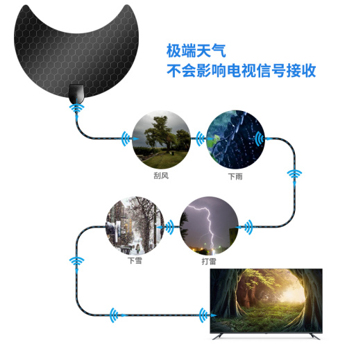 Amplifier Butterfly Reflector Tv Antenna