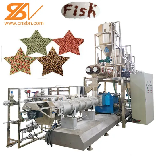 2000kg/H Vertical Flowchart Full Automatic Sinking/Float Fish Feed Machine Fish Feed Production Line