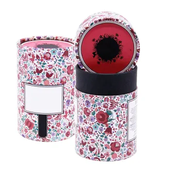 Customized color printing round paper tube packaging