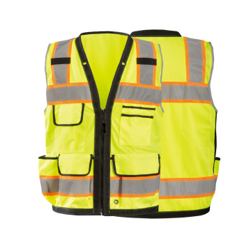 Direkter Verkauf atmungsaktivem Hi-Vis Reflective Safety Weste