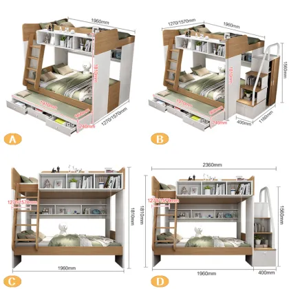 HDF Children Furniture Sets: Kids Bunk Beds and More