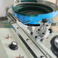 High production capacitor shearing machine