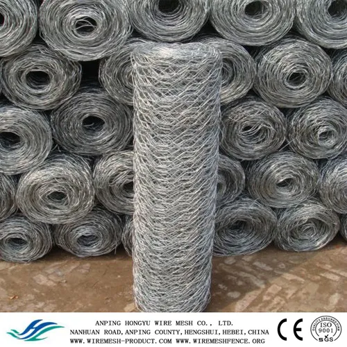 Hex. wire mesh in reverse twist Electro Galvanized before Weaving