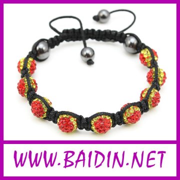 wholesale shamballa crystal ball bracelet