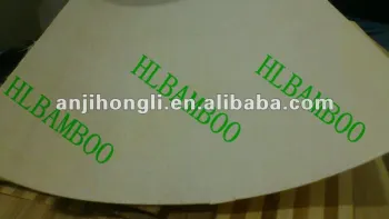 orizontal Natural Bamboo Veneer back with non-woven fabrics
