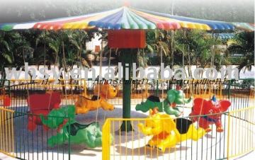 Amusement equipment kiddie rides rotary swing elephant ride