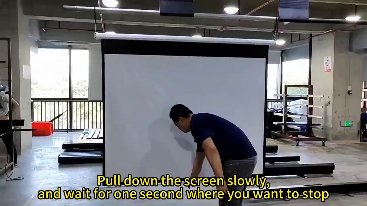 Portable portable projection screen