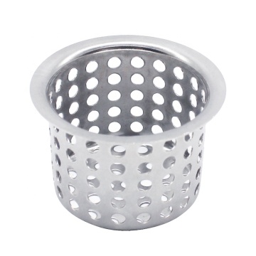 High-Quality Stainless Steel Sink Strainer: Effective Drain Hole Filter and Hair Catcher