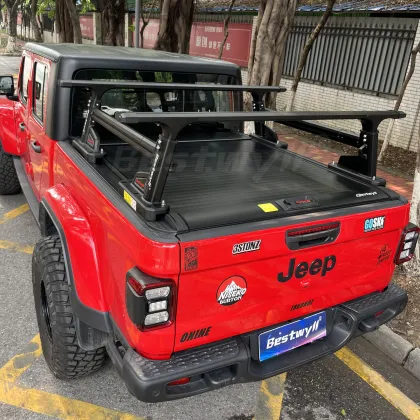 Adjustable Aluminum Tent Storage Rack for Jeep Gladiator