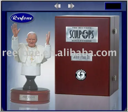 Pope John Paul II sculpture