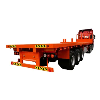 13.75-meter low flatbed trailer