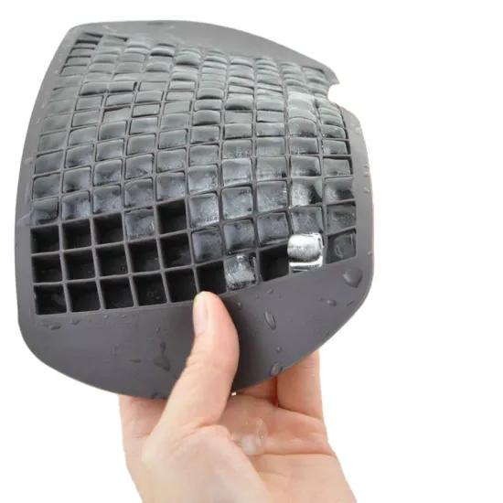 Custom Design 160 Cavity Silicone Mini Ice Cube Trays - Food Grade Small Square Molds