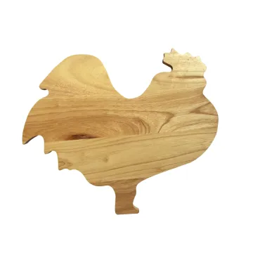 Cock shaped scale wooden cutting board