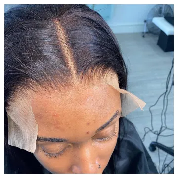 13X4 Ear To Ear Lace Frontal Closure With Baby Hair Pre Plucked  Bleached Knots 4X4 2X6 5X5 13X4 13X6 6X6 7X7 360 Lace Closure