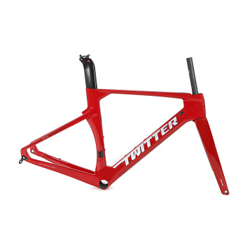 Twitter 700c Aero Design Bike Frame Carbon Fiber Disc Road Bicycle Frameset: High Performance Cycling Innovation
