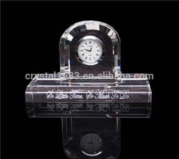 New design desk crystal clock for office