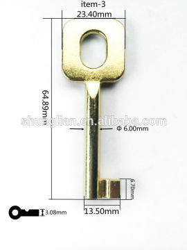 High Quality Zinc Door Key D-R-3