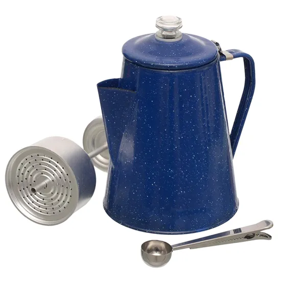 Stainless Steel Camping Espresso Percolator for Campfire Brew