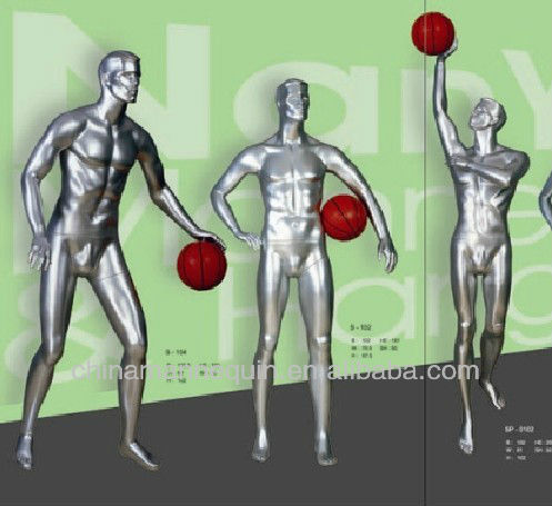 lifelike basketball dummy sports male mannequins for sale