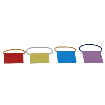 Customizable Logo printed vegetable binding rubber band with tags/labels for Fresh fruit and vegetable Packing