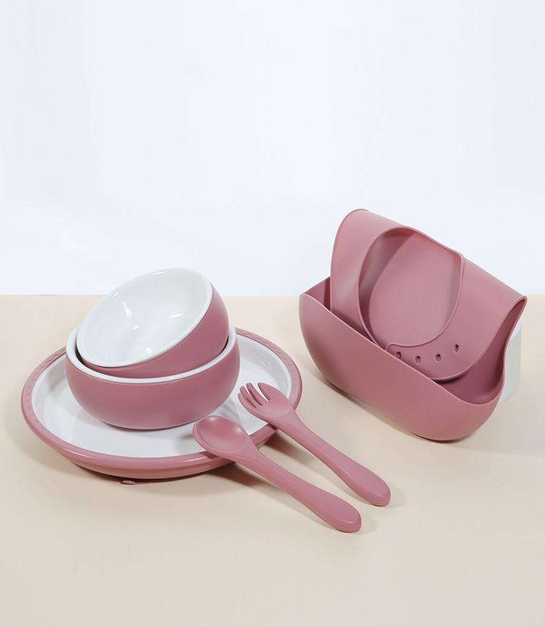 silicone ceramic feeding set MFZ-A027