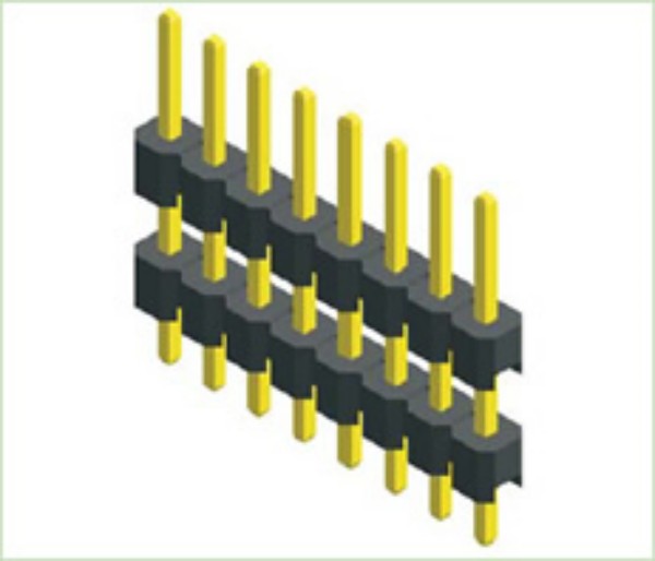 3.96mm Pin Header Single Row Dual Plastic StraightType