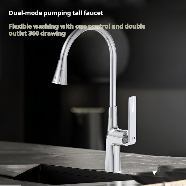 Nouveau design Hot Cold Cuisine Fat Down Faucet