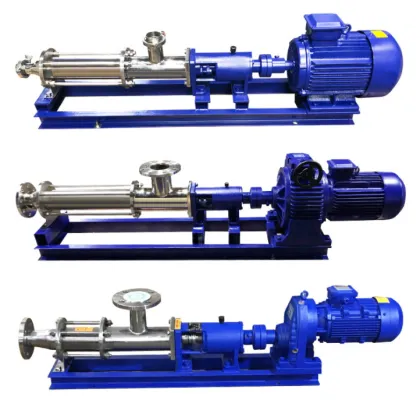 Factory Direct Low Price Industrial Stainless Steel Food Grade Vacuum Suction Mono Screw Pump