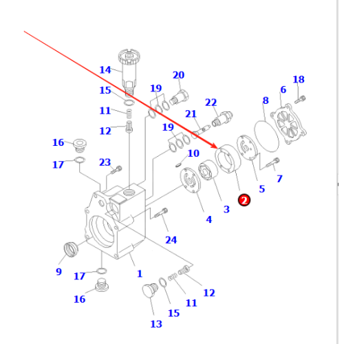SAA6D140E/WA480-6 Casing ND094231-0060