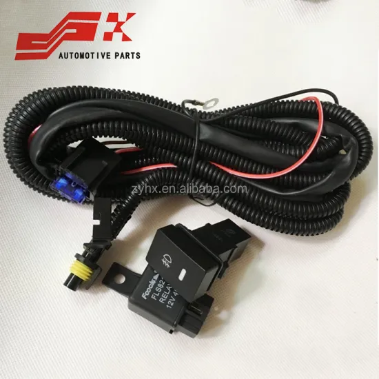 Wiring Harness Kit with 12V 40A Relay for Honda FIT-14 Fog Lights