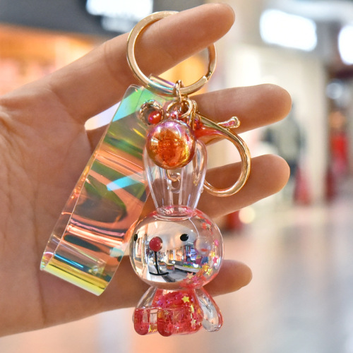 Wholesale Cartoon Cute Acrylic Rabbit Keychain