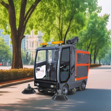 Electric Road Sweeper Machine - Ride on Road Floor Sweeper Vol-2300 CE for Sale
