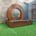 Corten Steel Garden Water feature art decoration