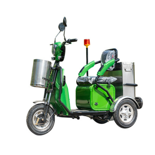 Small garbage collection and transportation tricycle