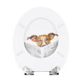 MDF Toilet Seat Soft Close in dog pattern