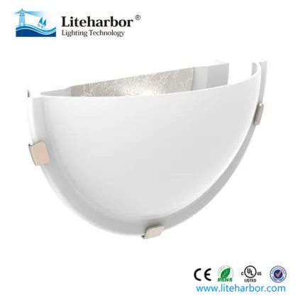 12" Flush mounted indoor wall scone