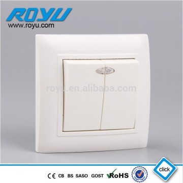 N1-L2K CE approved 2gang big button indicator switch