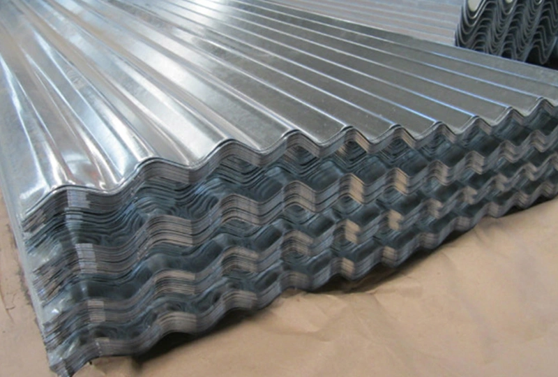 Feuille de toiture ondulée en zinc de matériaux de toiture