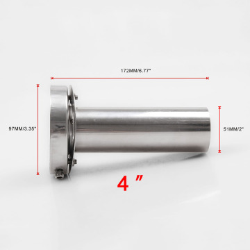 Autoauspuff verstellbarer SS304 Endschalldämpfer