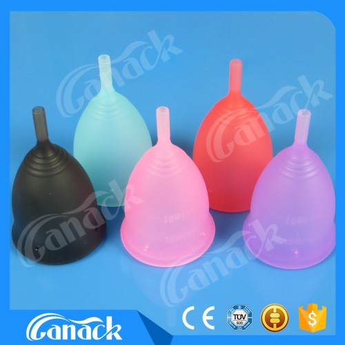2017 hot new products Medical Grade Silicone Reusable Lady Menstrual Cups instead of menstrual pad