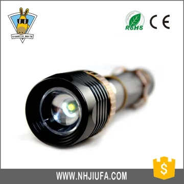 JF High Power Aluminium zoom focus rechargeable led flashlight,hunting emergency flashlight with USB,LED flashlight factory