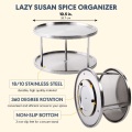 Drehbares 2 -Tier -Design Lazy Susan Esstisch