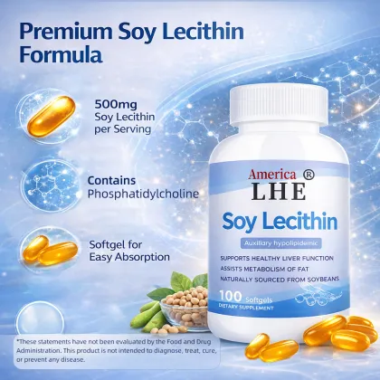 Shecome Soy Lecithin Softgels Brain Function Support