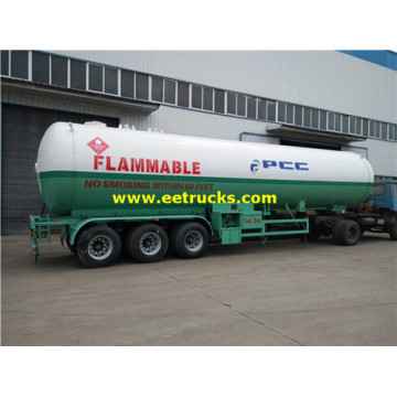 56cbm 24ton LPG Vận chuyển Tanker Trailers