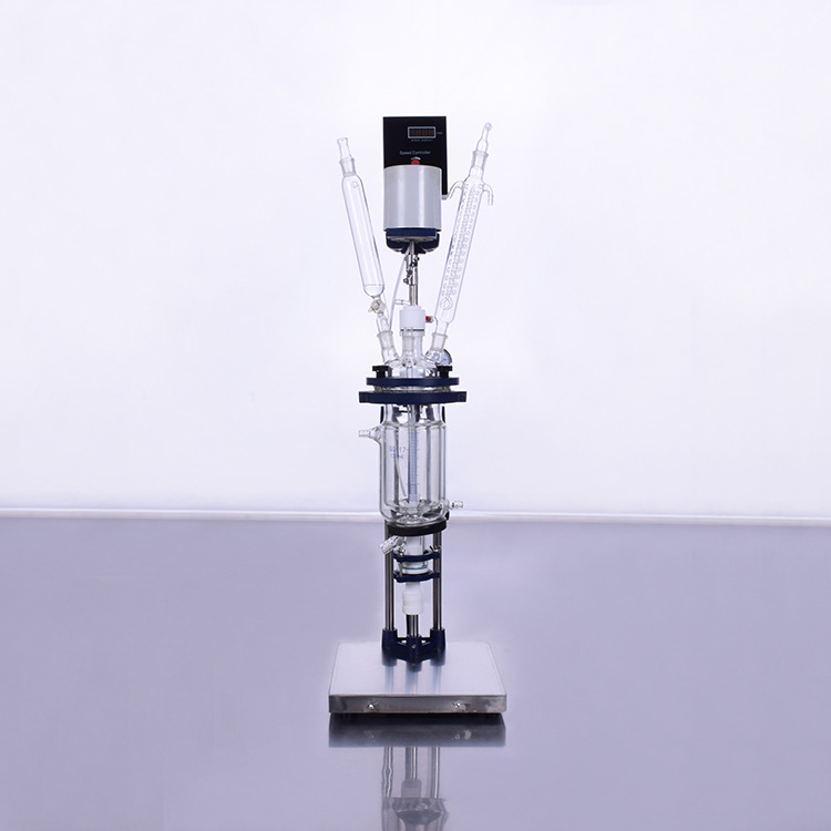 laboratory jacketed glass reactor